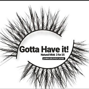 2 Pairs of Celebrity Mink Lashes